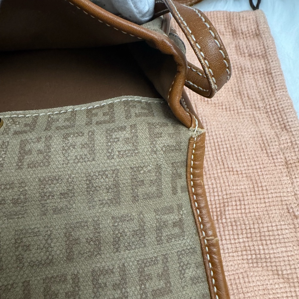 Fendi Zucchino Canvas Mini Crossbody (Vintage) - Picture 4 of 16